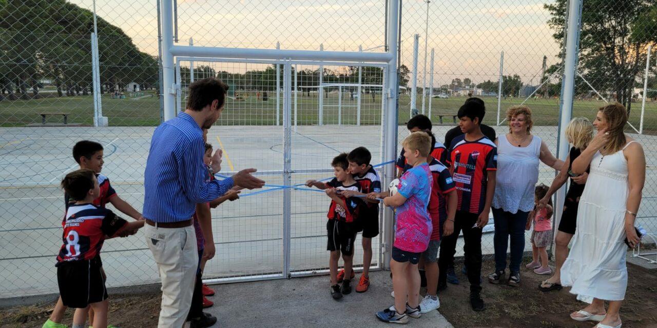 Bulnes: se inauguró el Playón Multideportivo