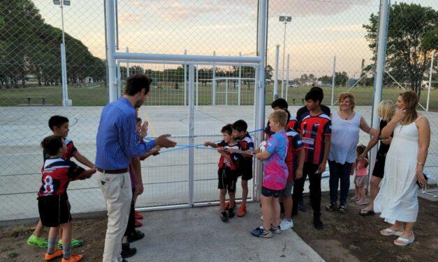 Bulnes: se inauguró el Playón Multideportivo