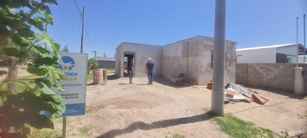 Avanza la construcción de viviendas en Buchardo
