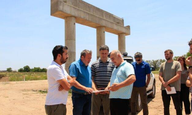 Villa María: El gerente Regional de Vialidad Nacional supervisó la obra de circunvalación de la ruta nacional 158