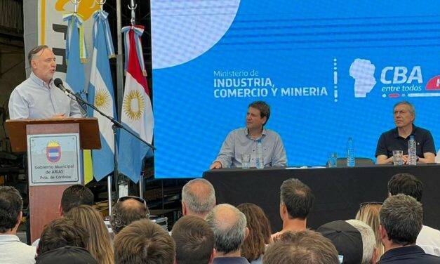 Arias: se habilitó el Parque Industrial