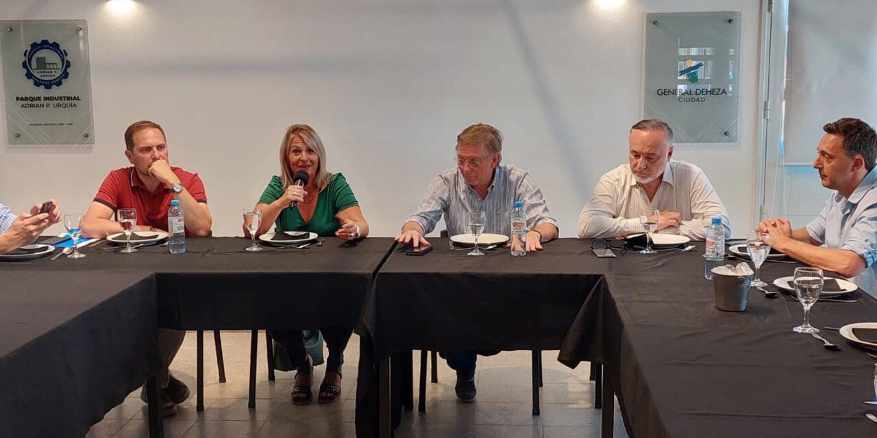 Deheza: Bahillo se reunió con empresarios e intendentes de la región