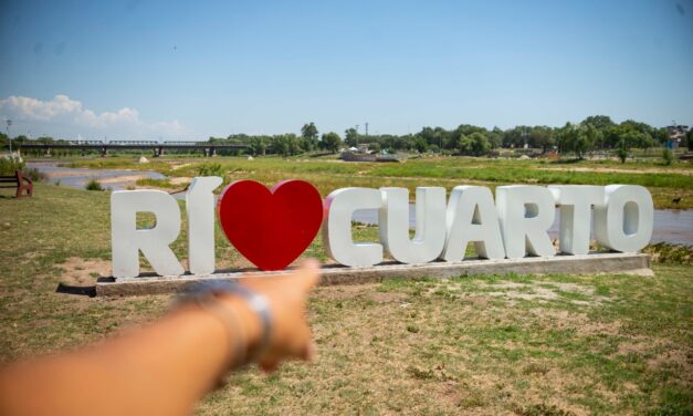 Río Cuarto: continúan las tareas de embellecimiento de las costaneras
