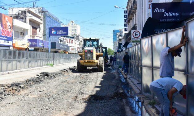 Comenzó la obra del Centro Comercial a Cielo Abierto en Villa María