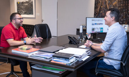 Manuel Calvo recibió a los intendentes de Marull y Miramar de Ansenuza