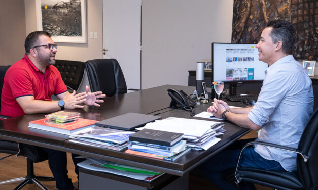 Manuel Calvo recibió a los intendentes de Marull y Miramar de Ansenuza