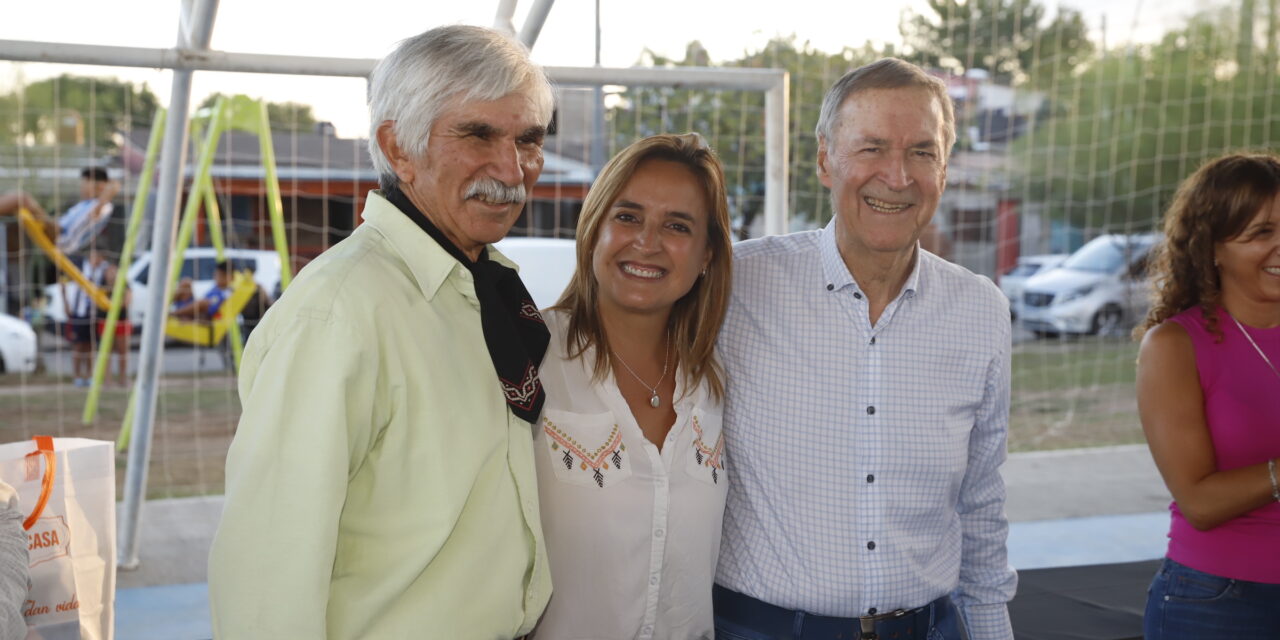 Juárez Celman: Schiaretti habilitó el polideportivo social número 41