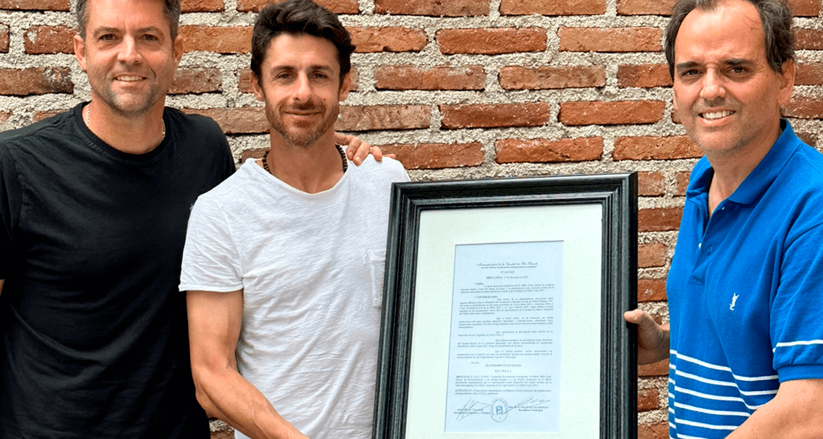 Pablo Aimar fue declarado Ciudadano Distinguido por el Gobierno de Río Cuarto