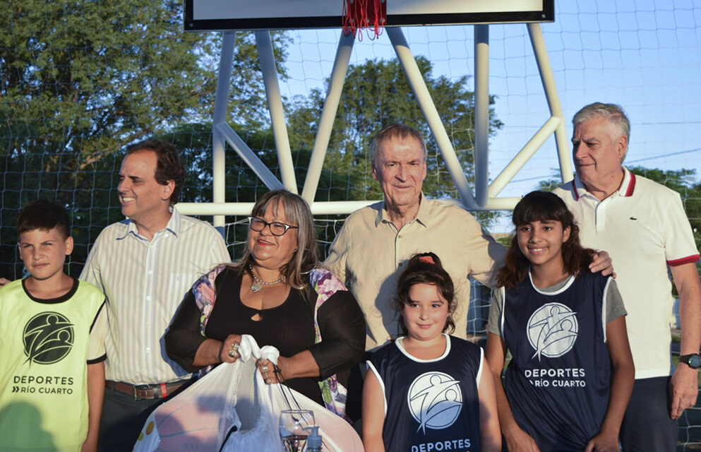 Río Cuarto: Schiaretti inauguró el polideportivo social número 46