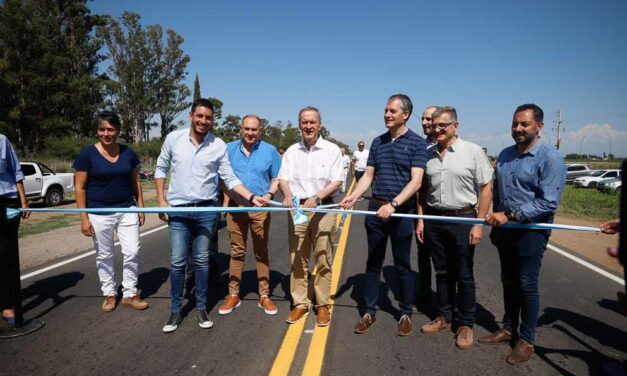 Río Tercero: Schiaretti habilitó la repavimentación de un tramo de la ruta hacia Villa Ascasubi