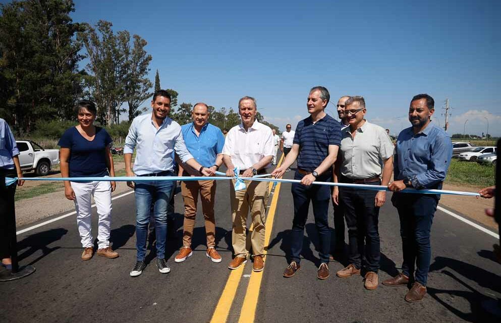 Río Tercero: Schiaretti habilitó la repavimentación de un tramo de la ruta hacia Villa Ascasubi