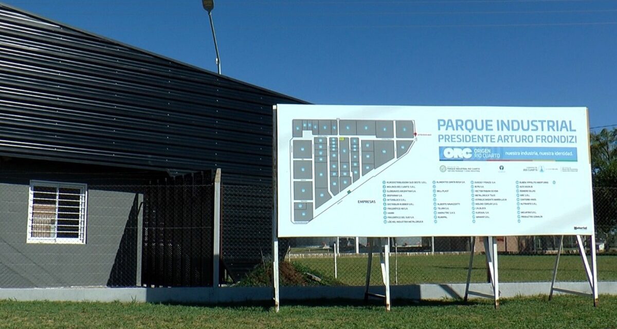 Continúan las obras en el Parque Industrial de Río Cuarto