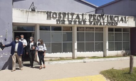 Huinca Renancó: Barbás recorrió la obra del Hospital «René Favaloro»