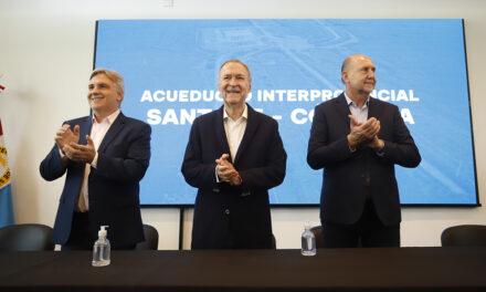 Schiaretti y Perotti presidieron la licitación del Acueducto Interprovincial Santa Fe-Córdoba
