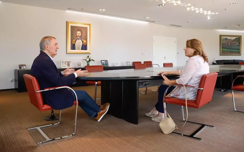Schiaretti recibió a la presidenta del Partido Socialista de Argentina, Mónica Fein
