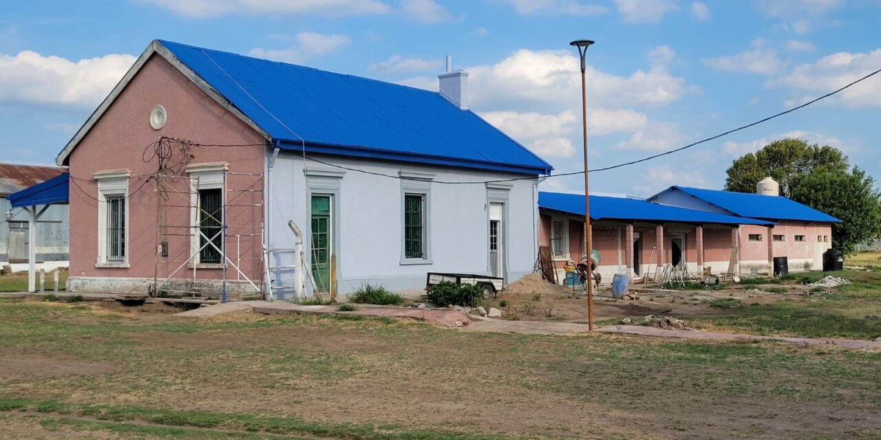 Bulnes: continúan las obras de remodelación en la Ex Estación del Ferrocarril