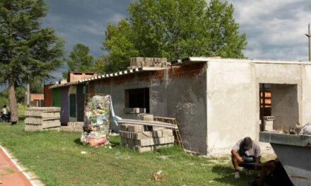 Río Tercero: Avanza la construcción del salón comunitario de barrio Aeronáutico