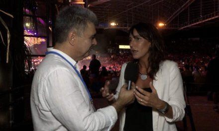 La Diputada Nacional Natalia de la Sota presente en el Festival de Peñas de Villa María