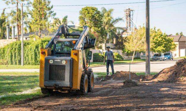 Río Tercero: comenzó la remodelación de la Plaza del Gaucho