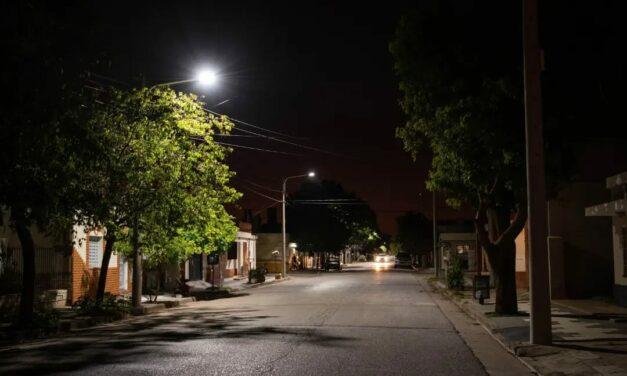 Río Tercero: avanza el recambio de luminarias led
