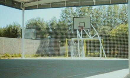 Sampacho: avanza la construcción del nuevo Playón Social y Deportivo