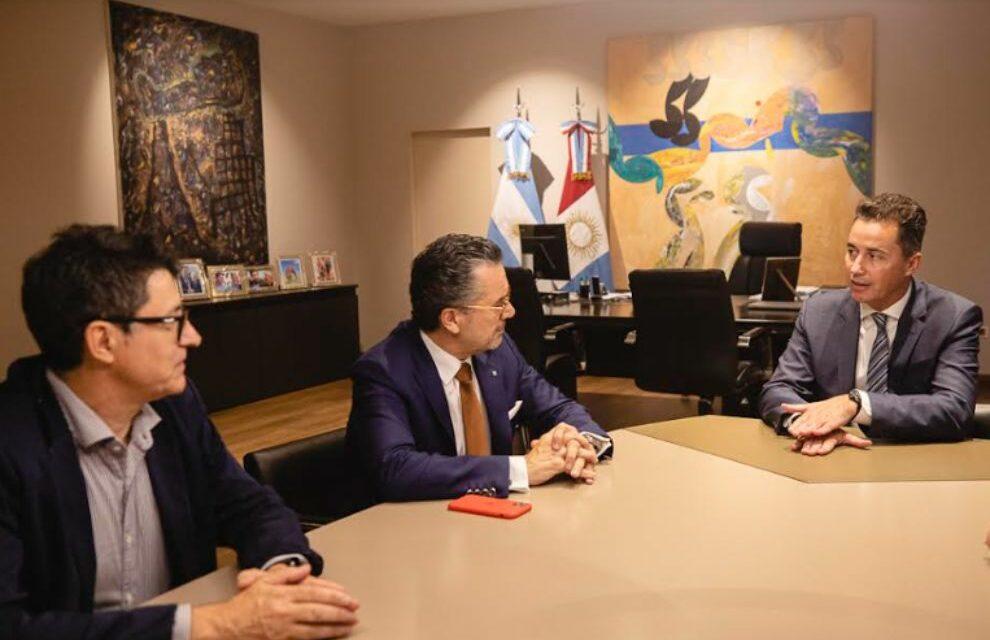 Manuel Calvo recibió al delegado del Gobierno de Cataluña