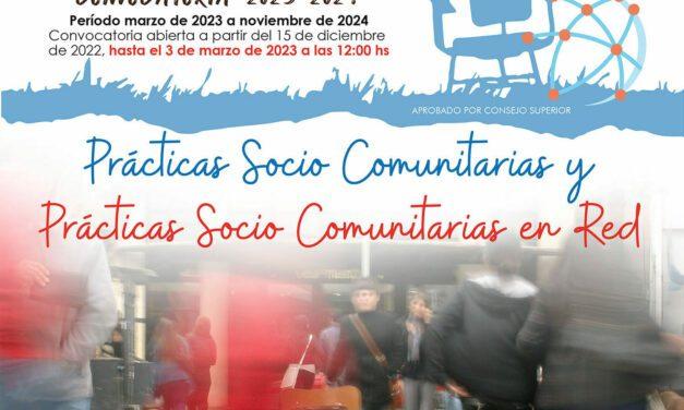 UNRC: Continúa abierta la inscripción para presentar prácticas sociocomunitarias
