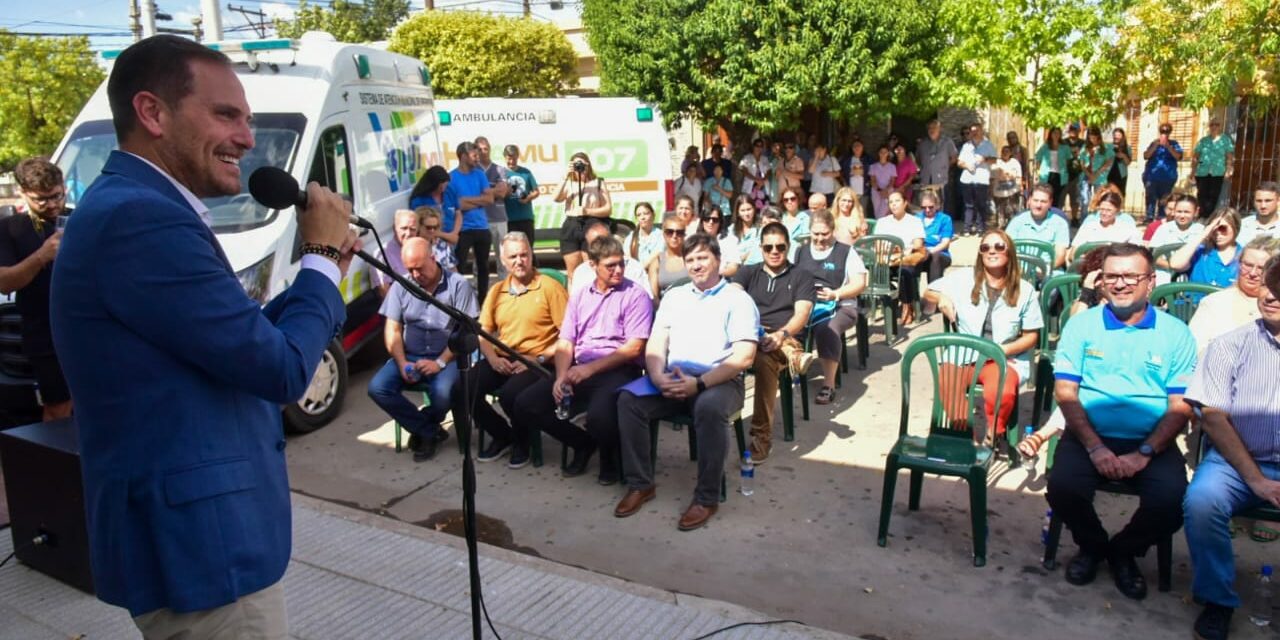 Gill habilitó el nuevo Centro Operativo de Emergencias Médicas del 107 Municipal