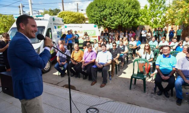 Gill habilitó el nuevo Centro Operativo de Emergencias Médicas del 107 Municipal