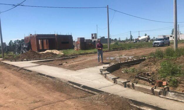 Alcira Gigena: avanzan las obras en el loteo «Mi Lugar 2»