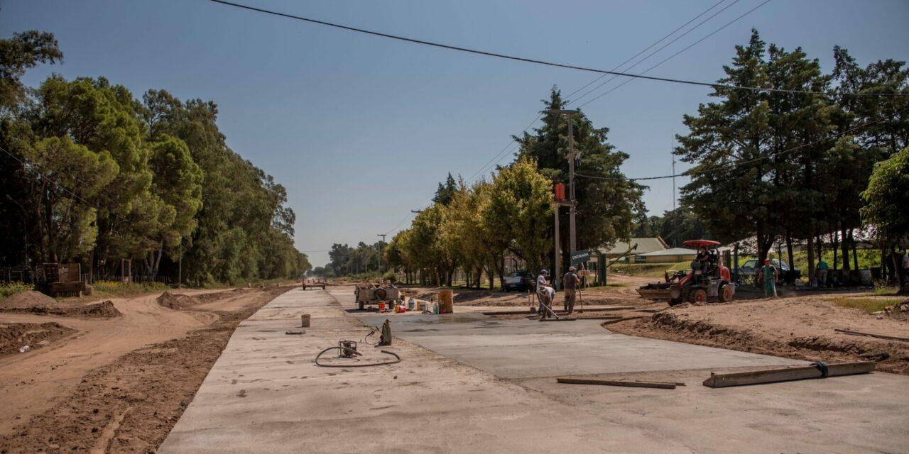 Avanza la pavimentación de la ruta entre Huidobro y Rancul