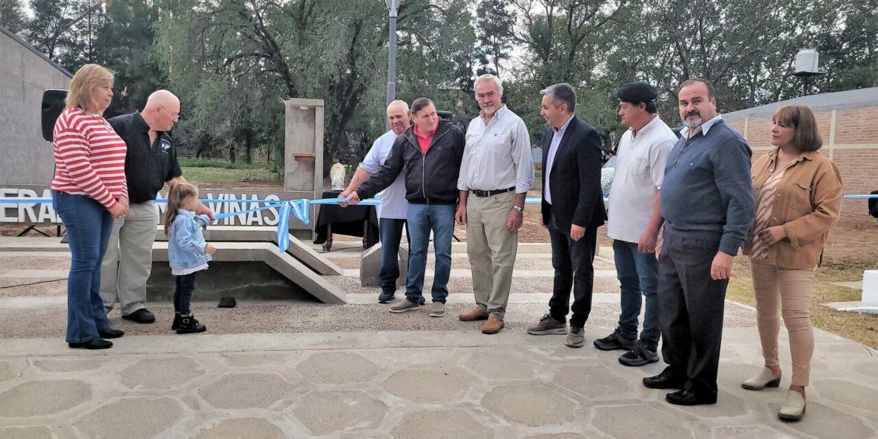 Coronel Moldes: se inauguró el espacio Veteranos de Malvinas