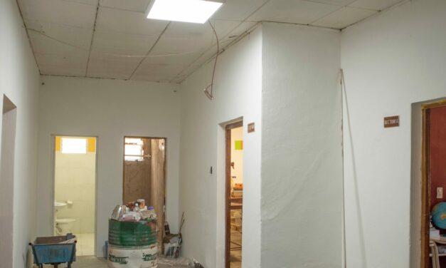 Villa Huidobro: obras de refacción en el  I.P.E.M.Y A. N° 188