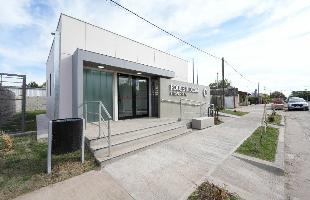 La Provincia inauguró un nuevo Juzgado de Paz en Cavanagh