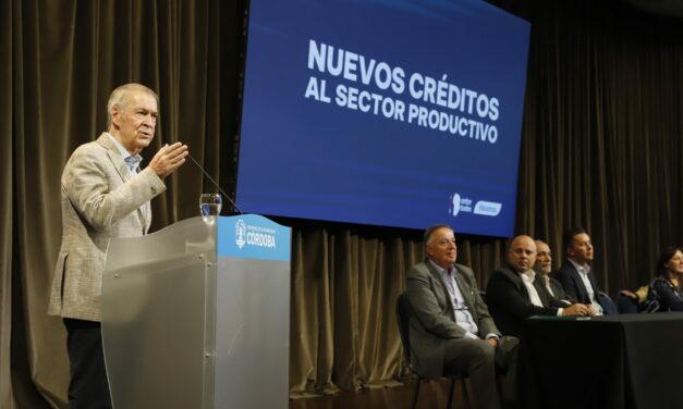 Schiaretti anunció créditos por más de $20 mil millones para el sector productivo