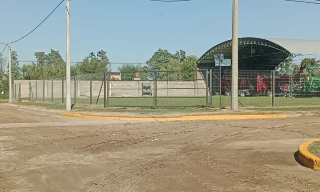 Charras: finalizó la obra de cordón cuneta perimetral en zona sur