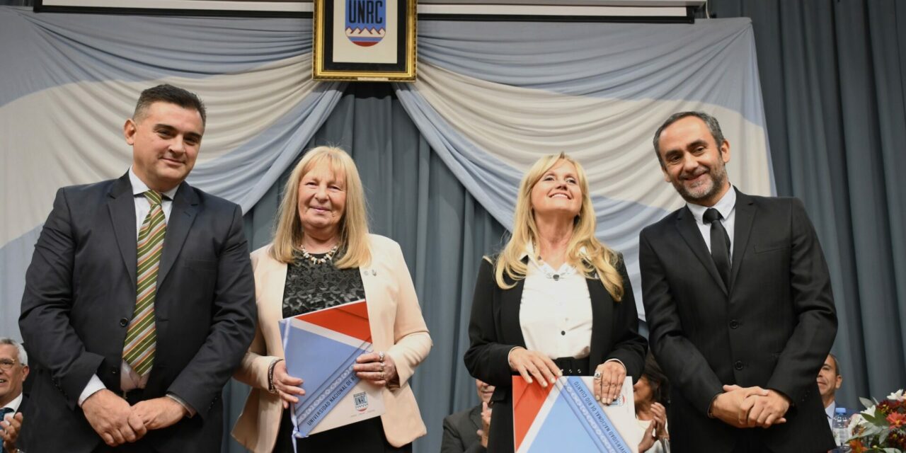 UNRC: asumieron las nuevas autoridades rectorales