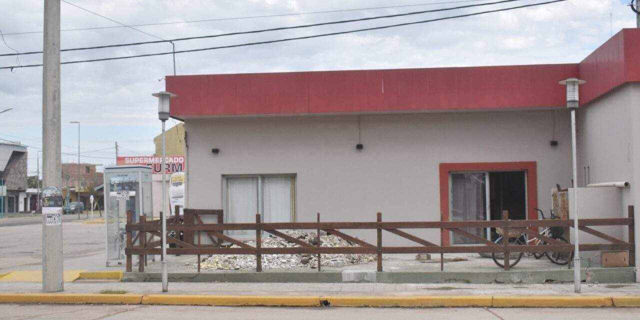 Vicuña Mackenna: continúa la obra de refacción en la terminal de ómnibus