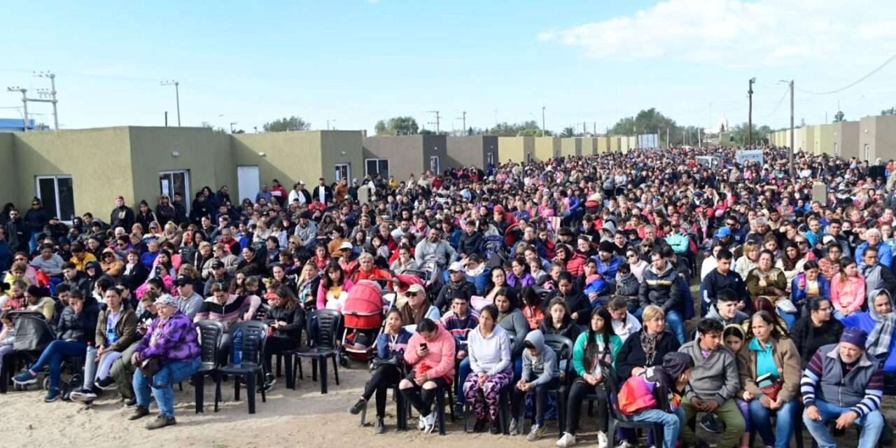 Villa Nueva: se realizó el sorteo de 46 viviendas ubicadas en el barrio El Vallecito