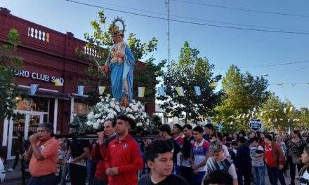 Coronel Moldes honró a su patrona María Auxiliadora
