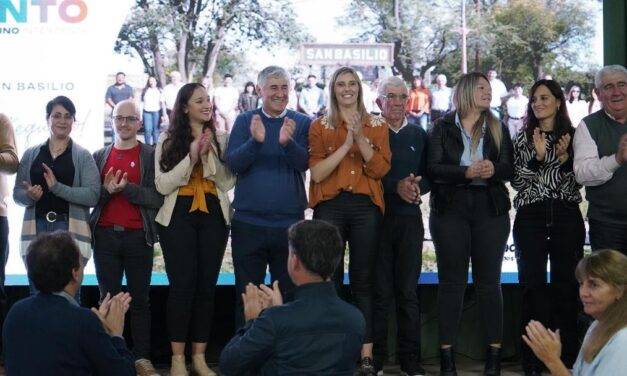 San Basilio: Se realizó el lanzamiento de campaña de Antonella Spertino como candidata a Intendenta