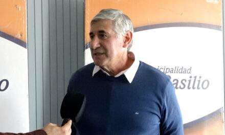 San Basilio: firma de convenio para inicio de la obra de cordón cuneta en el sector norte