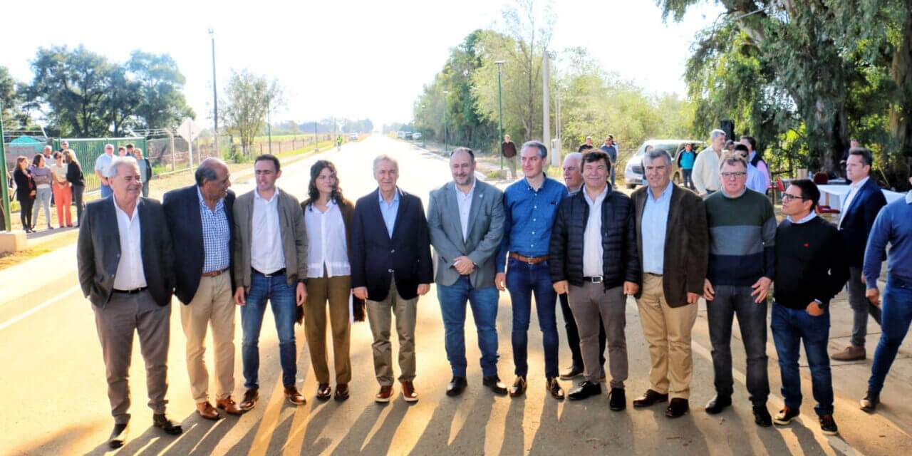 Habilitaron la pavimentación de un tramo de la Ruta 10 entre General Levalle-Adelia María