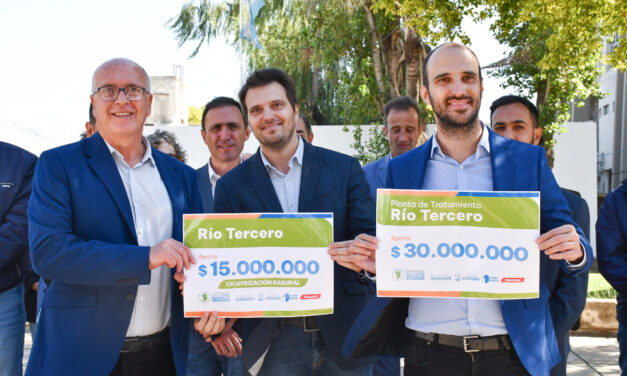 La Comunidad Regional Tercero Arriba recibió aportes para gestión de residuos sólidos