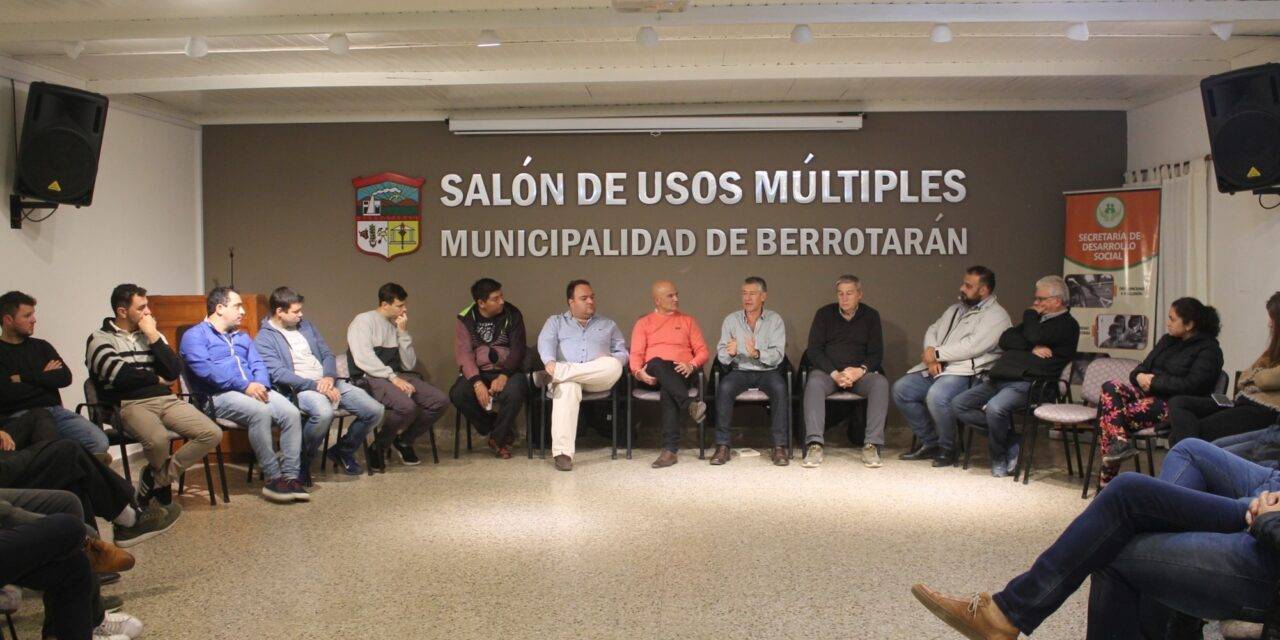 Parque Industrial de Berrotarán: continúan las reuniones entre el sector público y privados