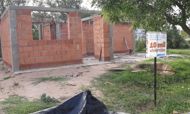 Pincen: avanza la construcción de 9 Viviendas Semilla