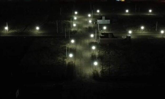 General Deheza: encendieron la luminaria baja en Barrio Ribetto II