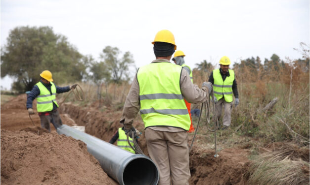 Avanza la obra del acueducto Laboulaye-Melo-Serrano