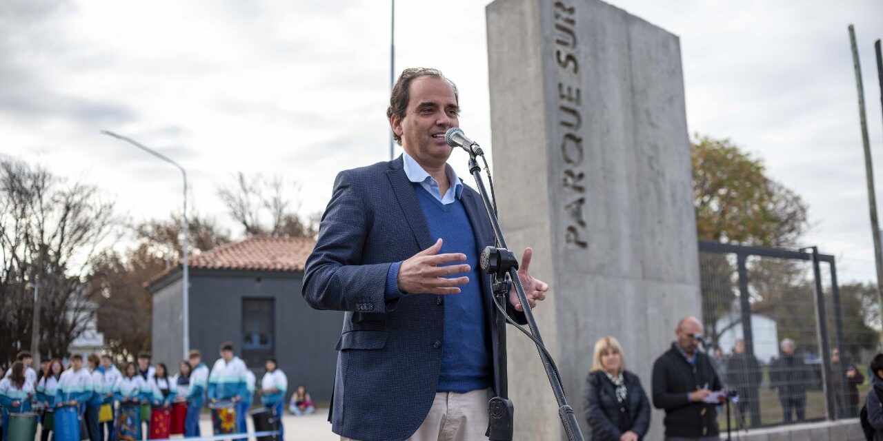 Río Cuarto: Llamosas habilitó el nuevo Parque Sur y anunció una segunda etapa de obras