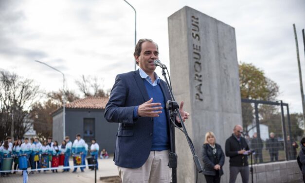 Río Cuarto: Llamosas habilitó el nuevo Parque Sur y anunció una segunda etapa de obras